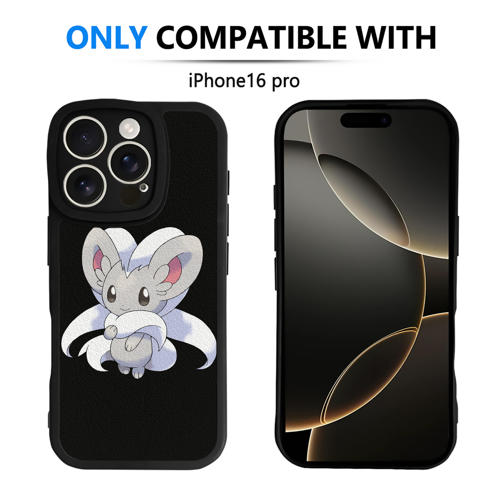 （画像用） ポケットモンスター Pokémon 【iPhone 16シリーズ対応】シリコンスマホケース（レザー調） 材質：シリコン